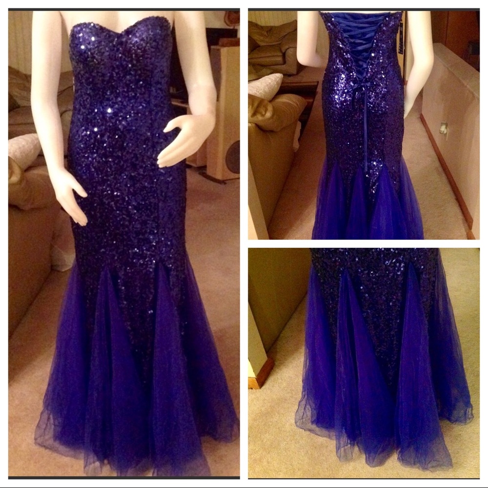 Women’s dress Angel-Fash mermaid corset 12 navy